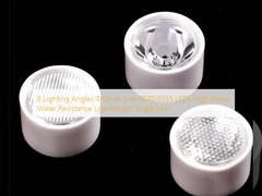 8 زوايا الإضاءة Φ15mm الحجم 3030/3535 مصابيح LED عالية القوة مقاومة للمياه خفيفة الوزن عدسة واحدة