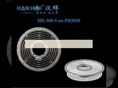 3030&2835 LEDs PC Eco-Material 92%+ Transmittance العدسة المضادة للوهج لأجهزة الطيران الفضائية العدسة الإضاءة العالية