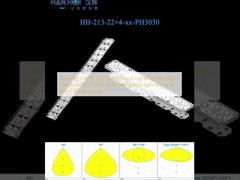 إضاءة الشارع ذات الوضوح العالي 88 قطعة محسّنة لـ 3030 مصباحًا للامعة، شعاع زاوية متعددة وأقل خسارة ضوئية