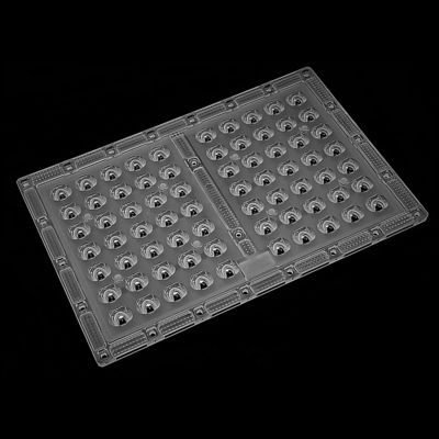 290×190mm Size Lens 280pcs 3030LEDs Eco Material High Transmittance Parking Lot Lighting Lens