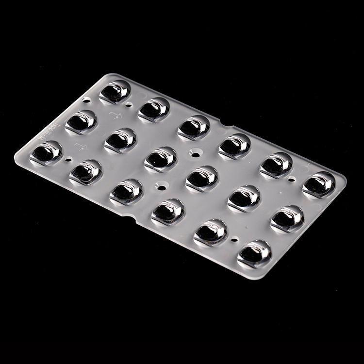 18*4 pcs 3030&2835 LEDs Light Weight Light Output Uniformity Lens For Street Lighting 